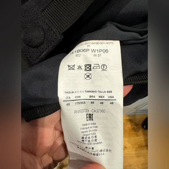 Emporio Armani Suede Bomber/Varsity Jacket - 48 (Small) - Picture 4 of 11